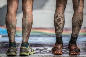 Runners at the Ultra Trail du Mont Blanc by Alexis Berg