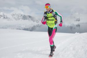 Jax Mariash running the 4Deserts arctic race
